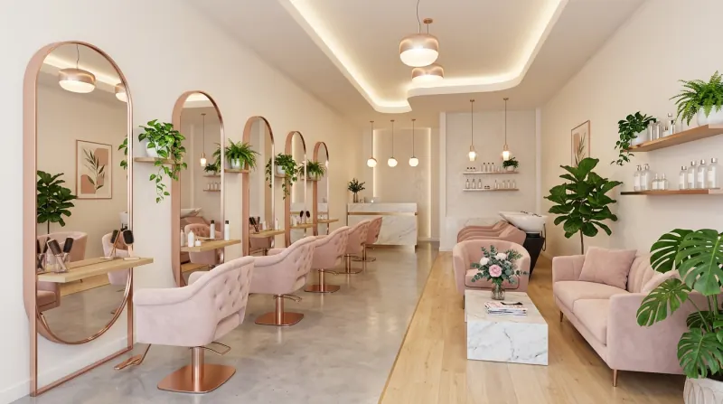 Design-Vorlage für Friseur, Beauty und Läden