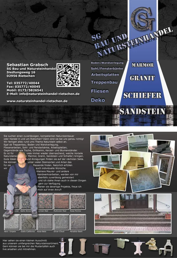 Flyer Natursteinhandel – Flyer · Bau & Handel